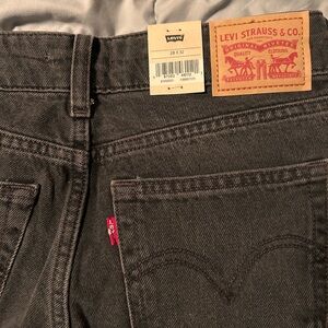 NWT Levi's black Superlow Loose Jeans